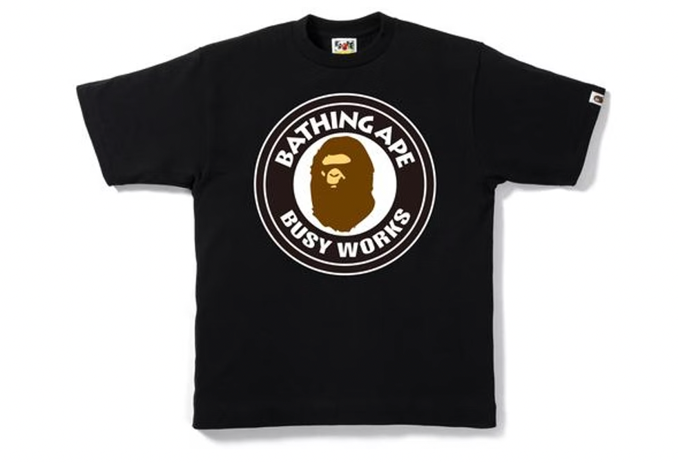 BAPE Busy Works Tee Black