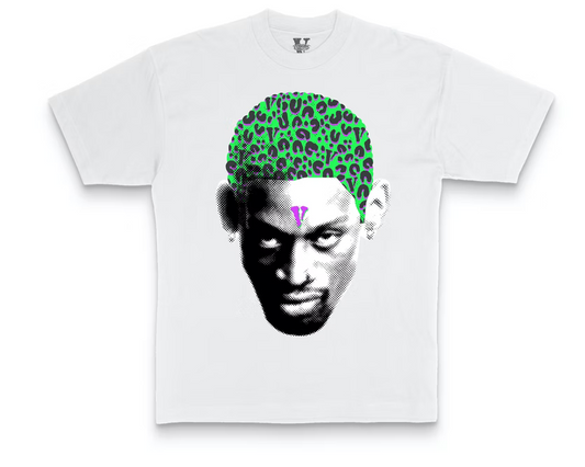 Vlone Rodman Cheetah T-shirt White