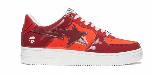 A Bathing Ape Bape Sta Low Color Camo Combo Red