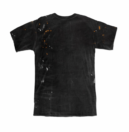 Purple Brand Jersey Black Stencil Logo W/paint S/s