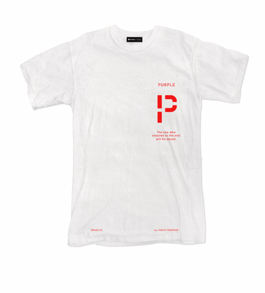 Purple Brand Jersey Ecru Stencil P S/s