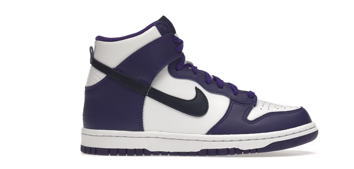 Nike Dunk High Electro Purple Midnight Navy (GS)