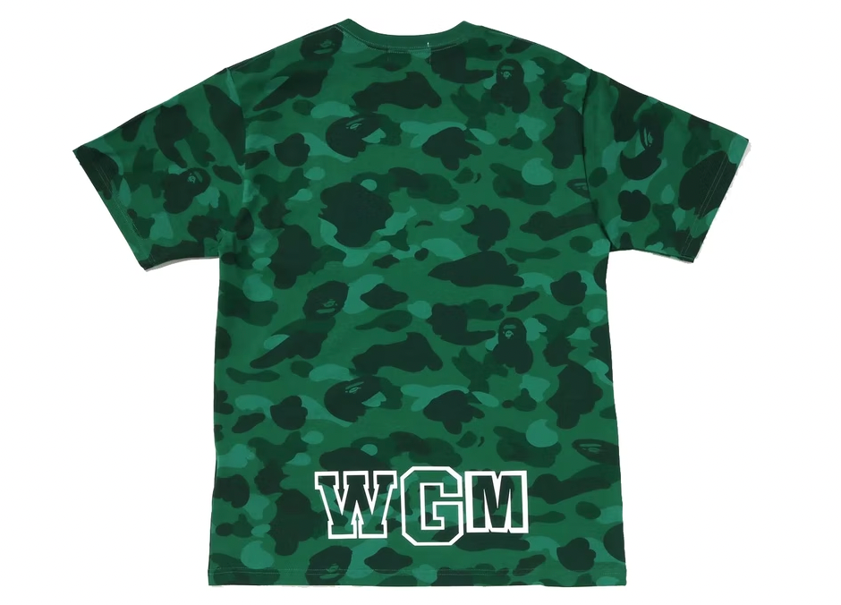 BAPE Color Camo Shark Tee Green