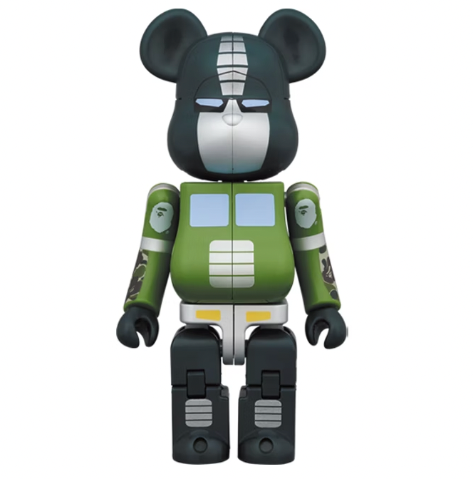 Bearbrick x Transformers Optimus Prime x BAPE 200% Green