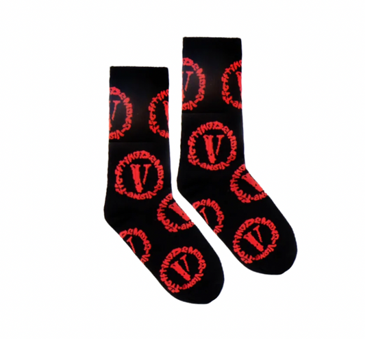 JUICE WRLD X VLONE FD CIRCLE SOCKS