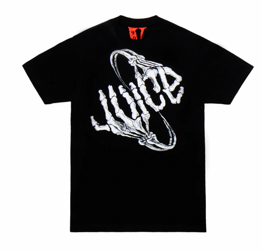 JUICE WRLD X VLONE BONES TEE BLACK