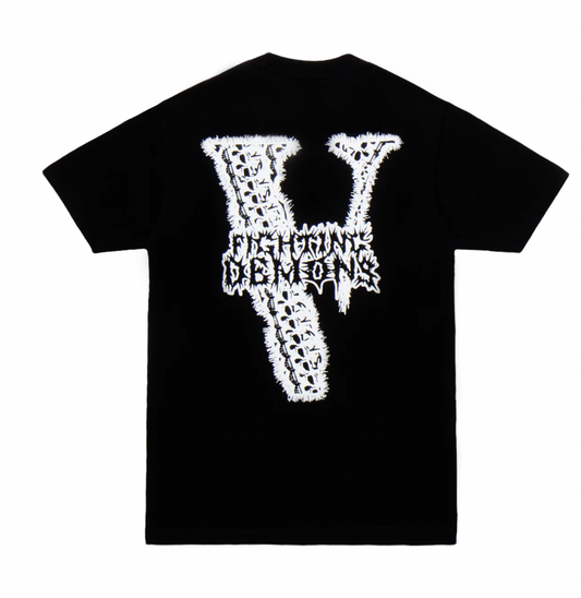 JUICE WRLD X VLONE BONES TEE BLACK