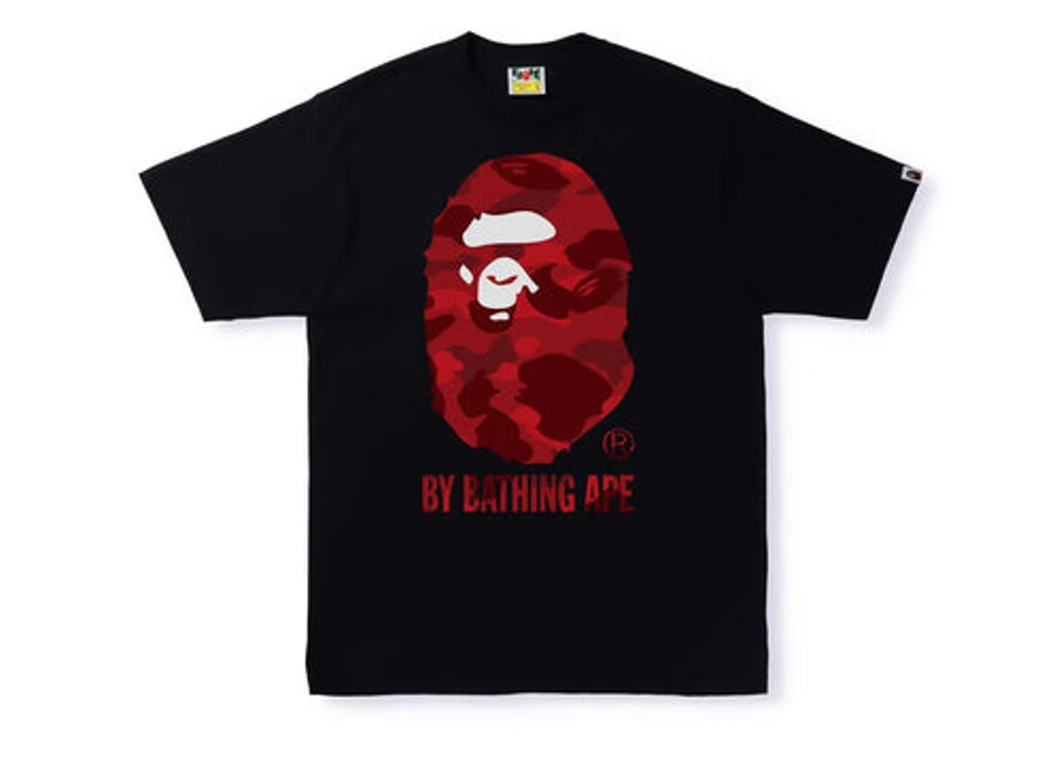 BAPE Color Camo By Bathing Ape Tee (SS22) Black Red