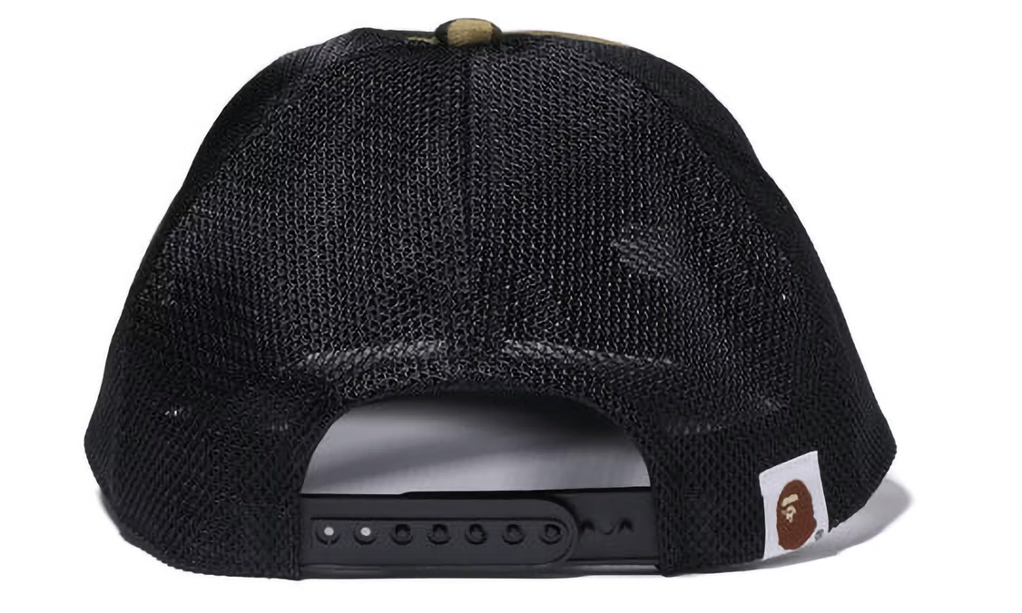 BAPE 1st Camo BAPE Sta Mesh Cap Green