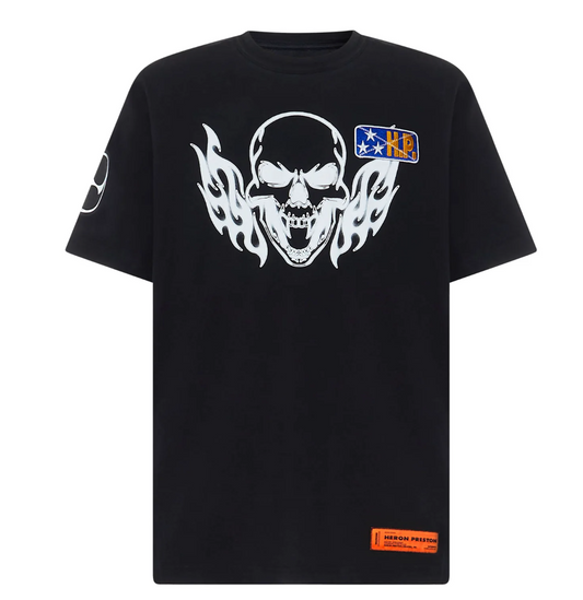 Heron Preston Logo Patch Crewneck T-Shirt Black