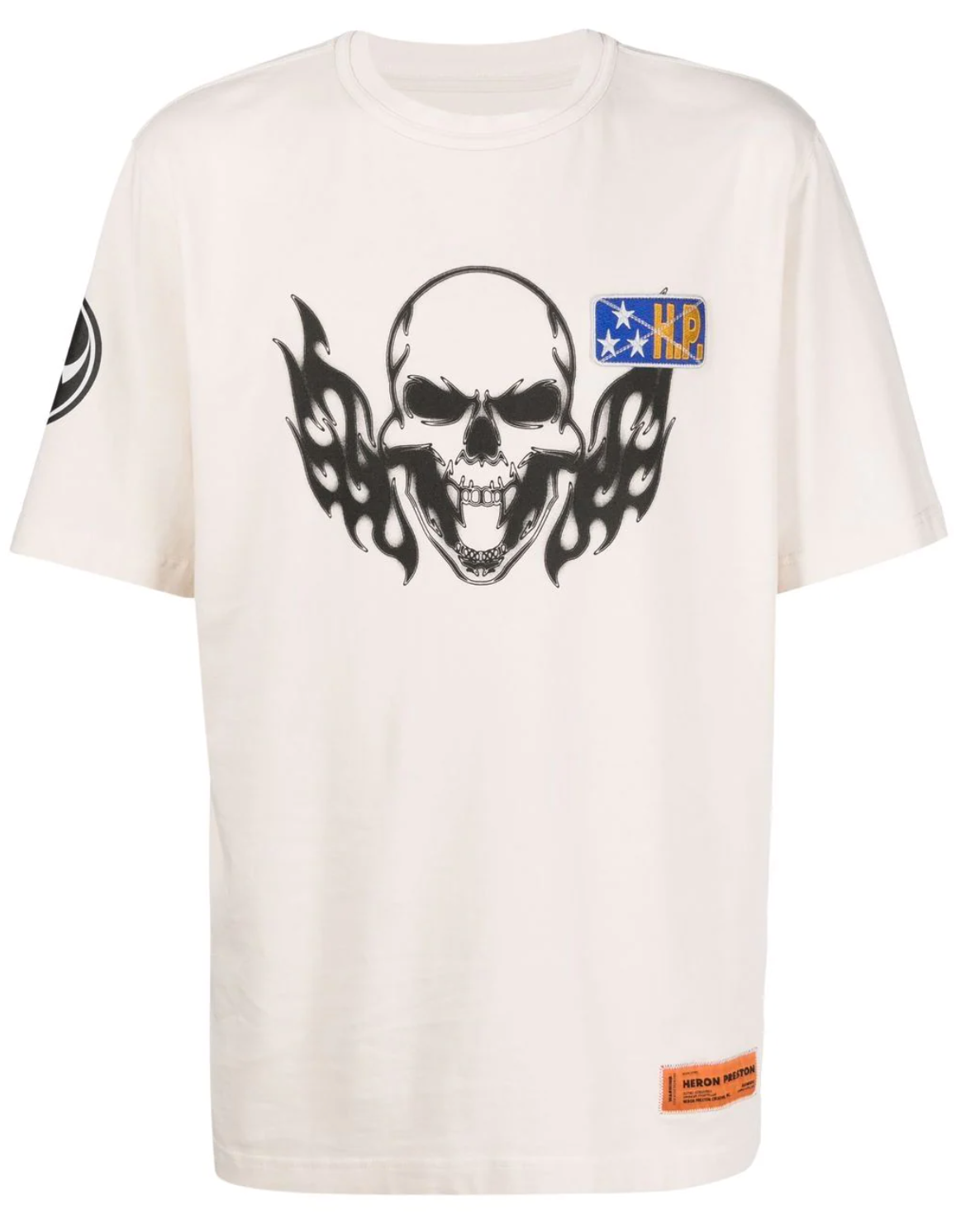 Heron Preston Logo Patch Crewneck T-Shirt OFF WHITE
