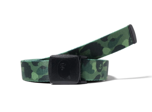 BAPE Color Camo Long GI Belt Green