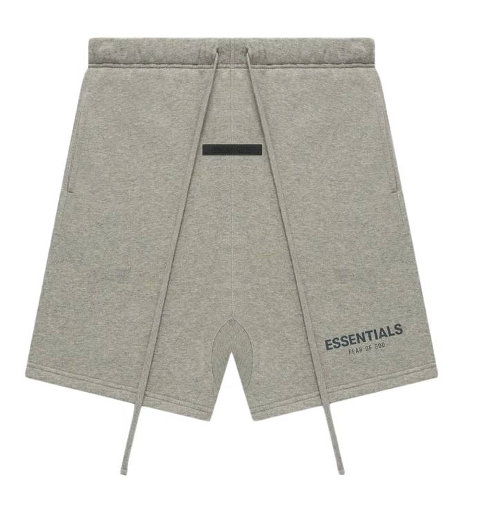 Fear of God Essentials Core Collection Sweatshort Dark Heather Oatmeal