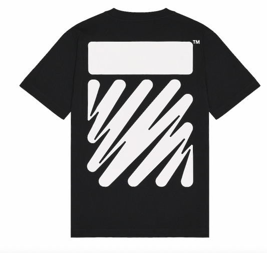 Off White Wave Diagonal Shirt Black