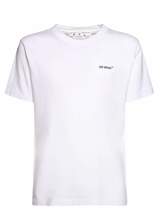 Off White Wave Diagonal Shirt White