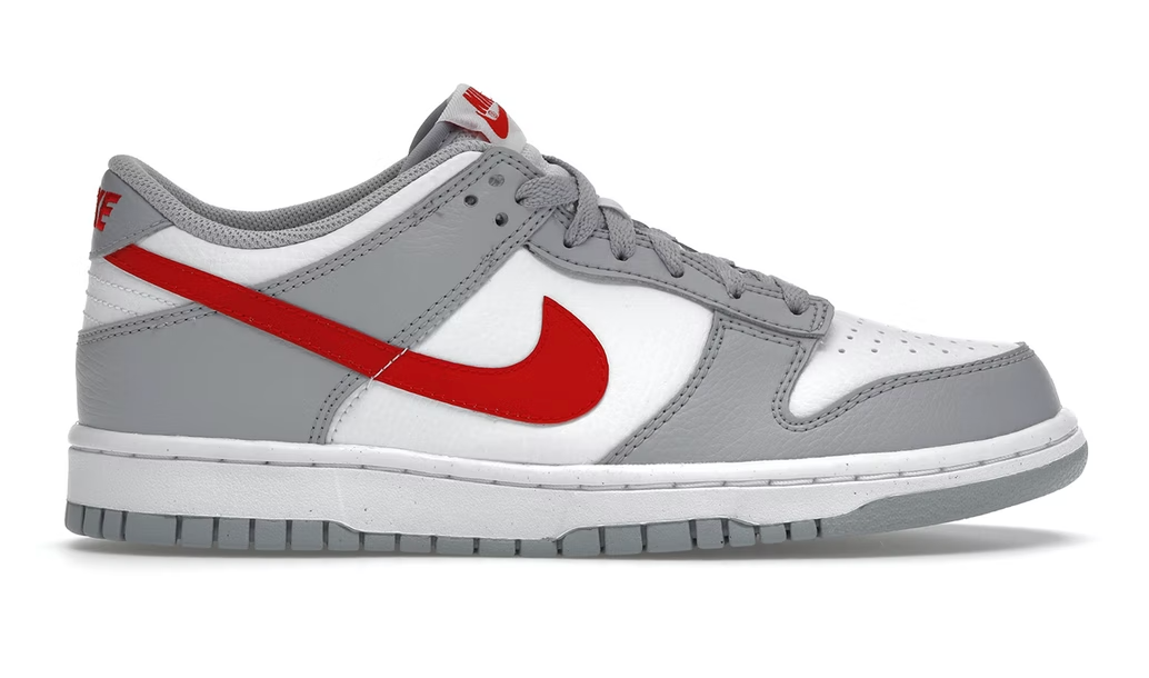 Nike Dunk Low White Grey Red (GS)