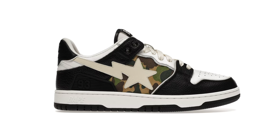 A Bathing Ape Bape SK8 Sta Black