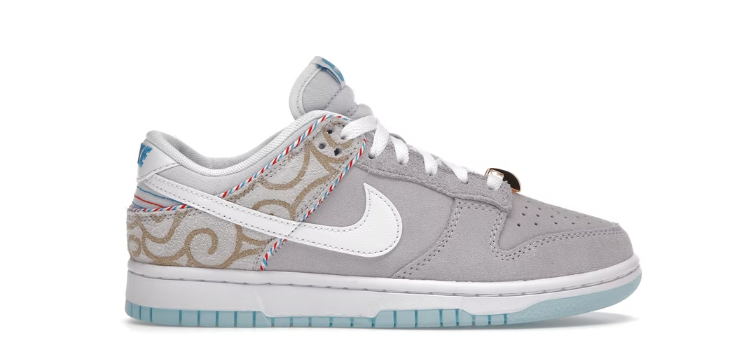 Nike Dunk Low SE Barber Shop Grey