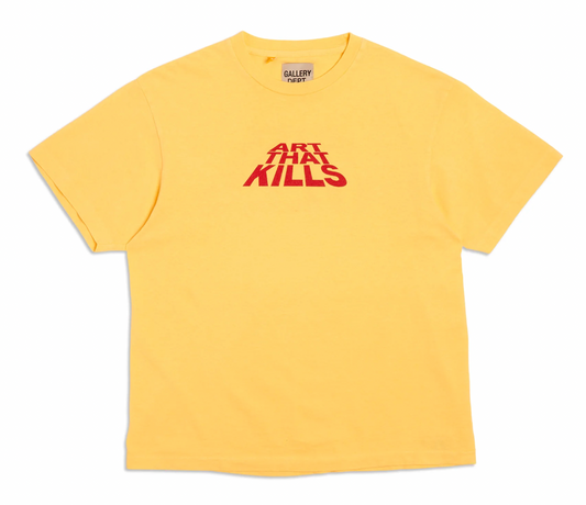 ATK Stack Logo Yellow Tee