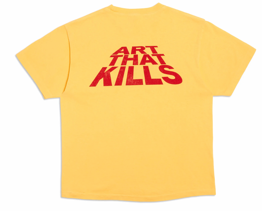 ATK Stack Logo Yellow Tee