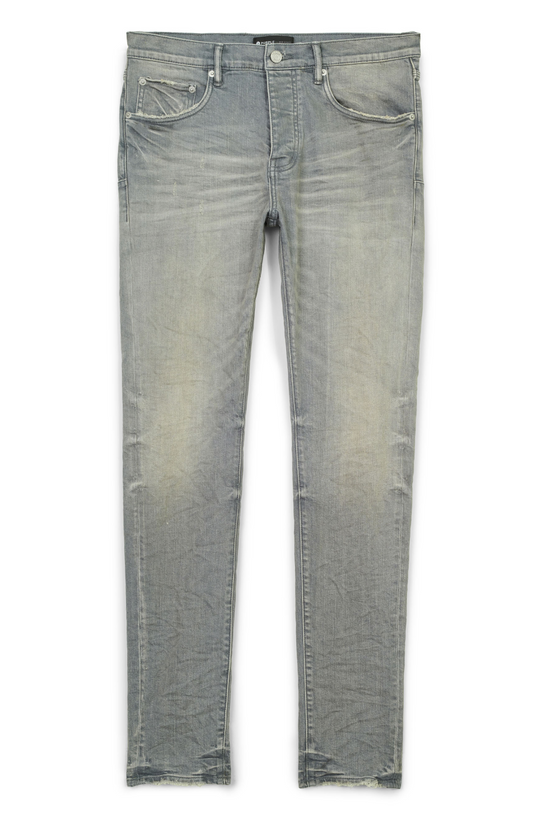 Purple Brand Light Grey Plain Vintage W Dirty