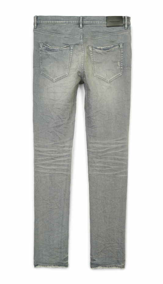 Purple Brand Light Grey Plain Vintage W Dirty