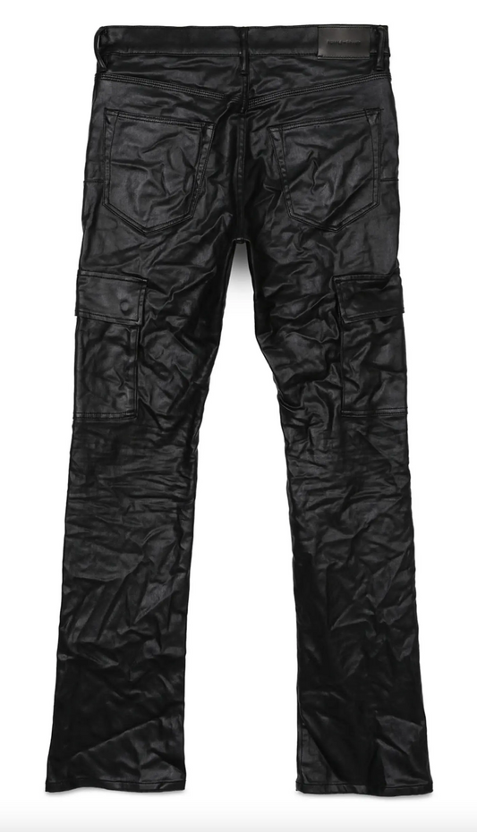 Purple Brand Black Patent Leather Cargo