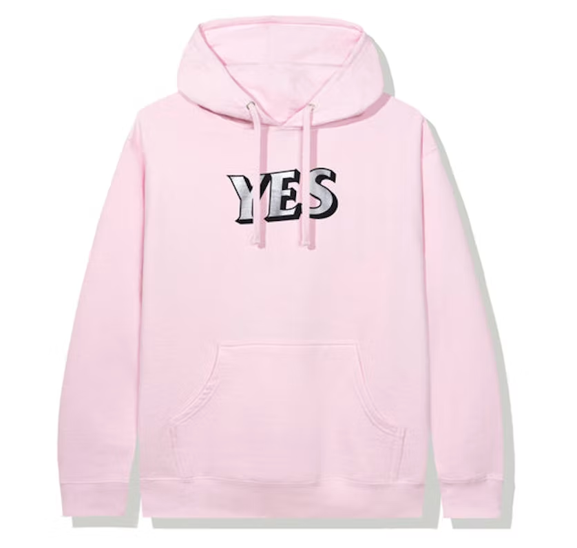 Anti Social Social Club Y/N? Hoodie Pink