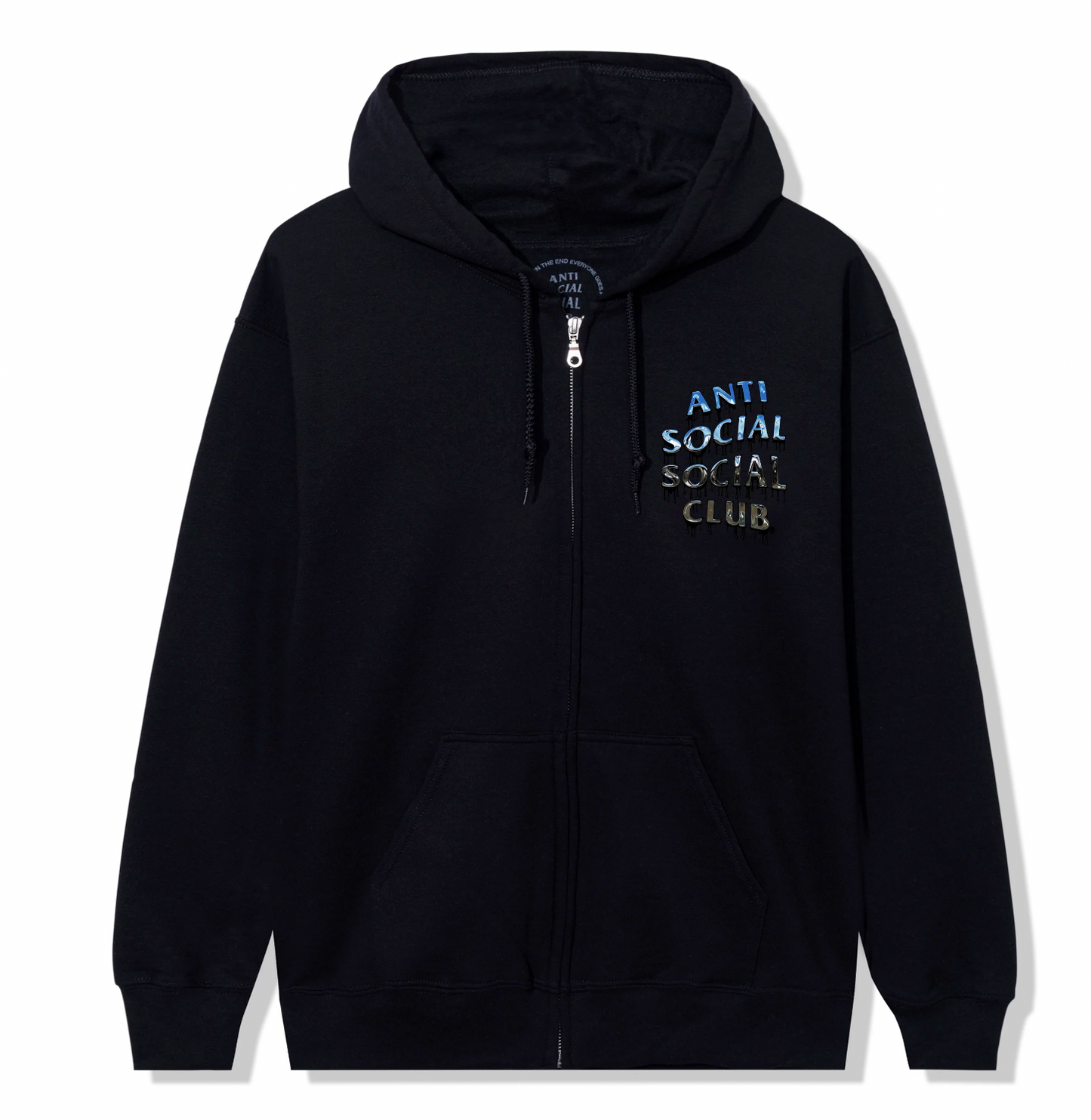 Anti Social Social Club Mind Melt Hoodie Black