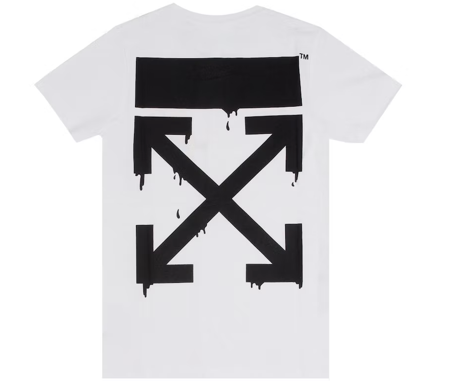 Off-White Bart Peace T-shirt White SUPER OVERSIZED