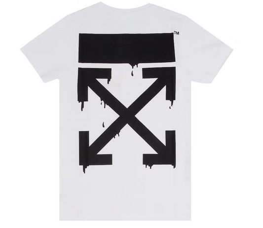 Off-White Bart Peace T-shirt White SUPER OVERSIZED