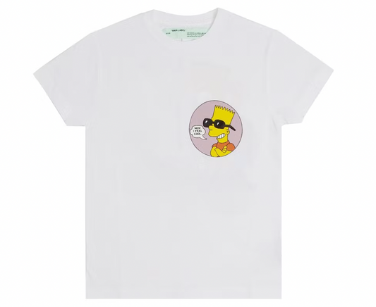 Off-White Bart Public Enemy T-shirt White
