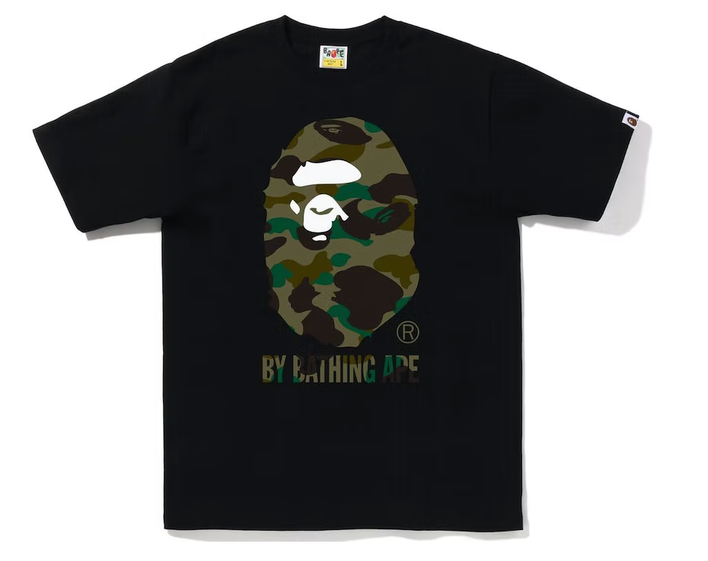 BAPE 1st Camo By Bathing Ape Tee (FW22) Black Green