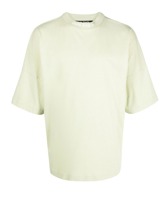 PALM ANGELS Logo t-shirt Mint/White