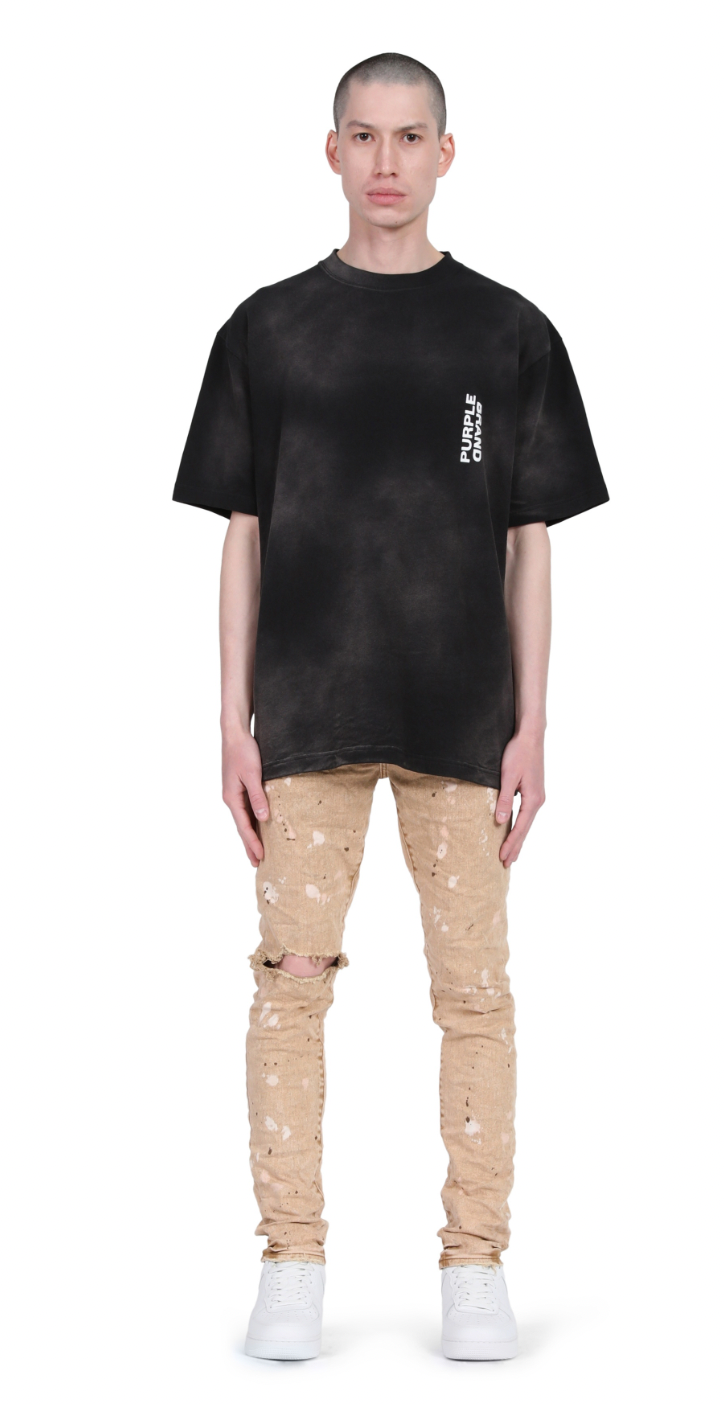 Purple Brand Sandstone Acid Bleach