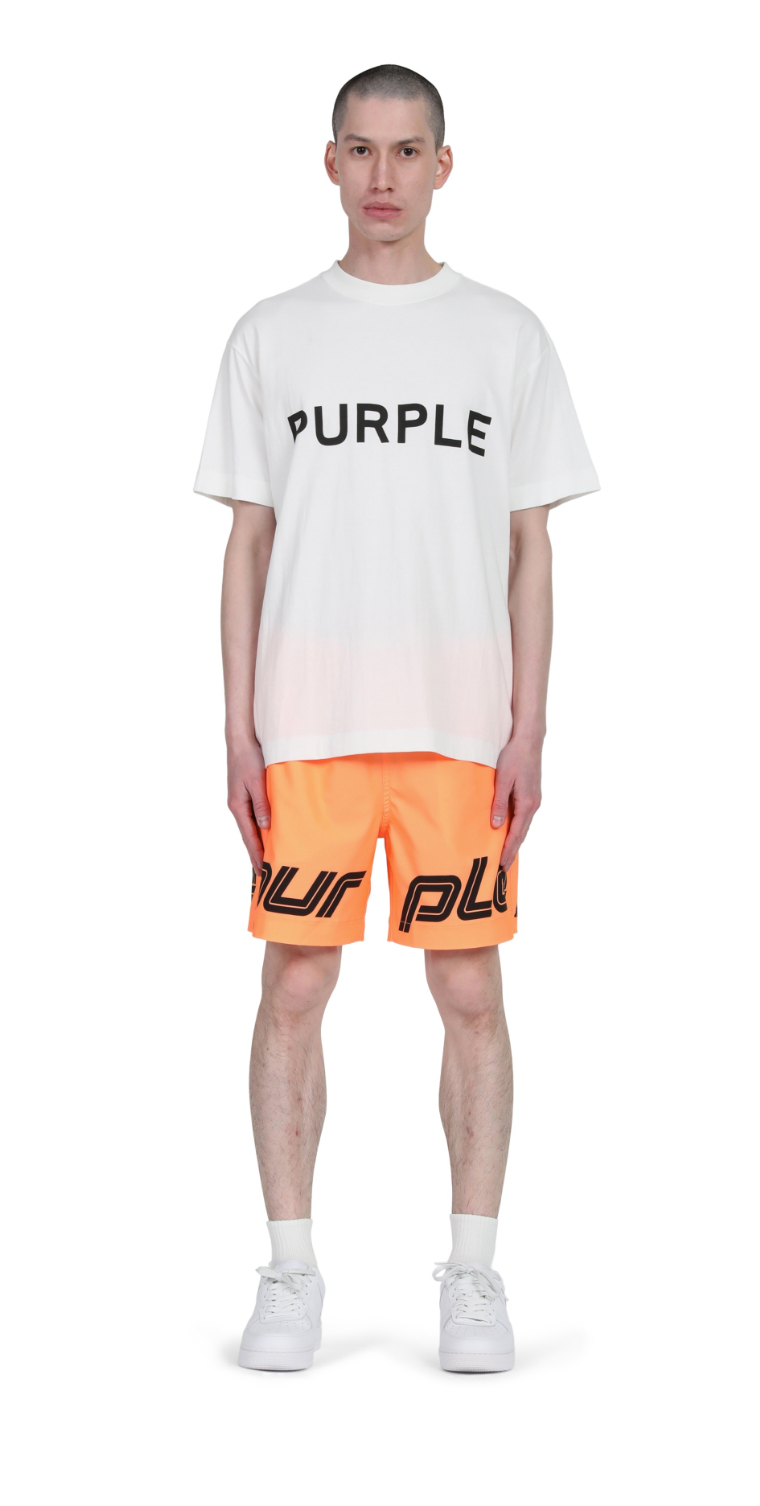 Purple Brand Jersey Short Sleeve Tee White