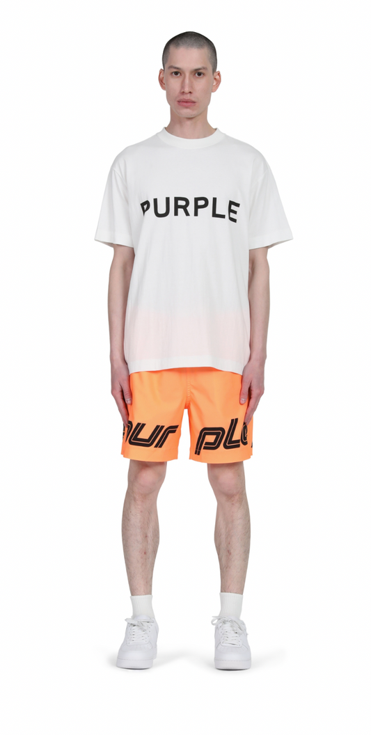 Purple Brand Jersey Short Sleeve Tee White