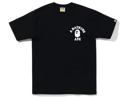 BAPE Bicolor College ATS Tee Black