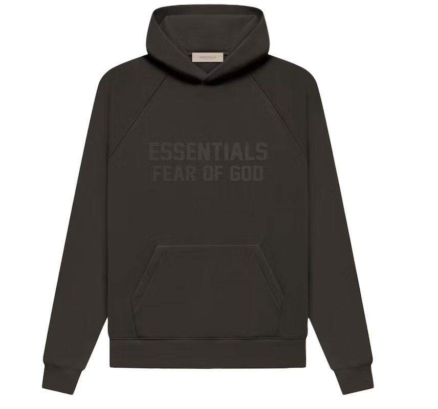 Fear of God Essentials Hoodie Off Black