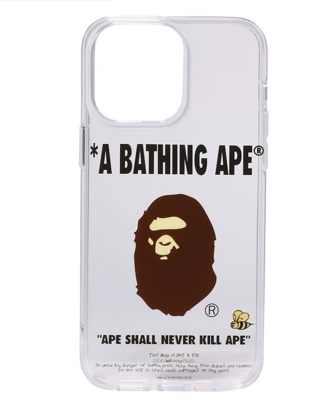 LV Bape iPhone 11 Clear Case