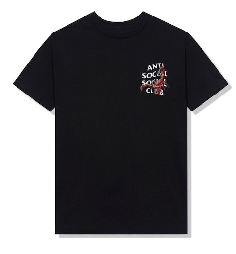 Anti Social Club Mood Sting Black Tee