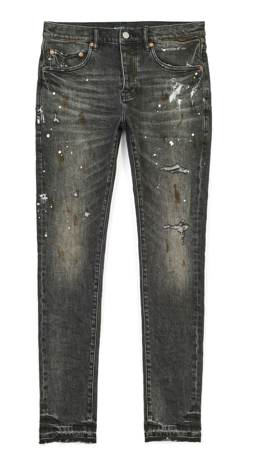 Purple brand Black Dirty Vintage White Paint