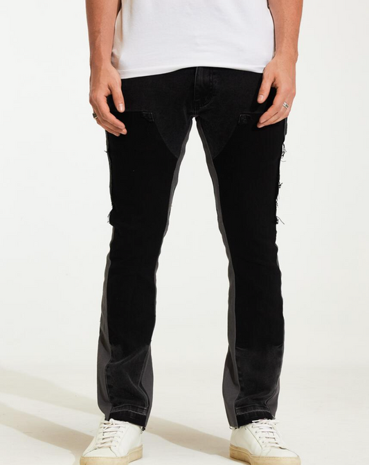Embellish Hart Denim Black