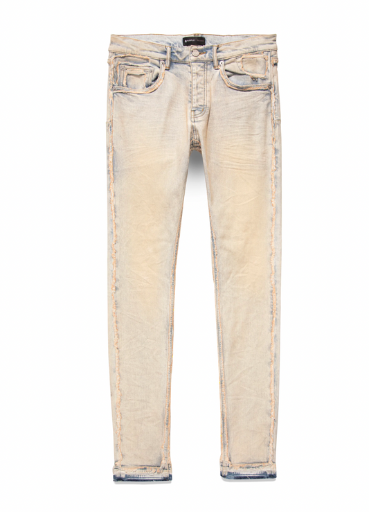 Purple Brand Faded & Tinted Indigo Fray