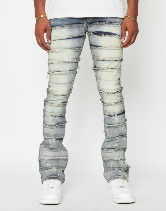 Golden Denim The Stacked - Champagne