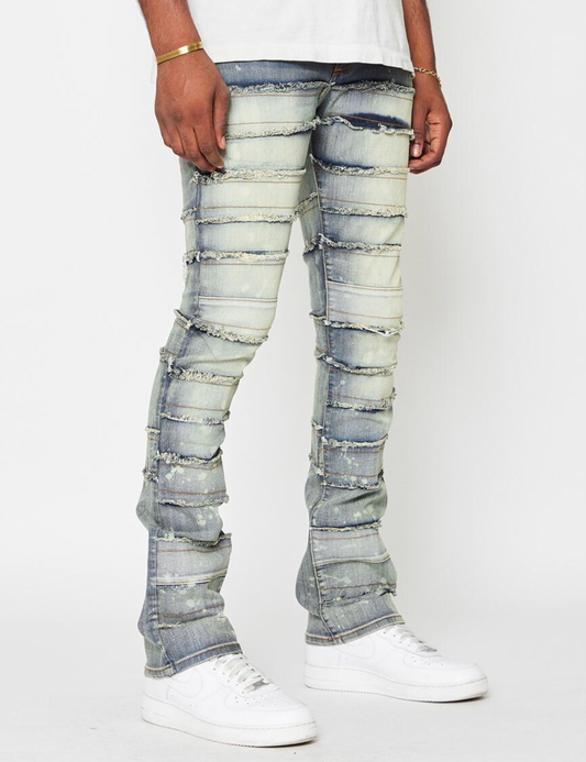 Golden Denim The Stacked - Champagne