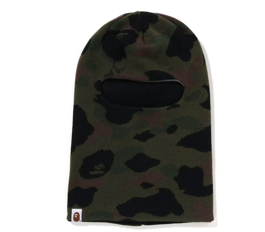 BAPE Ape Head Reversible Knit Balaclava Black