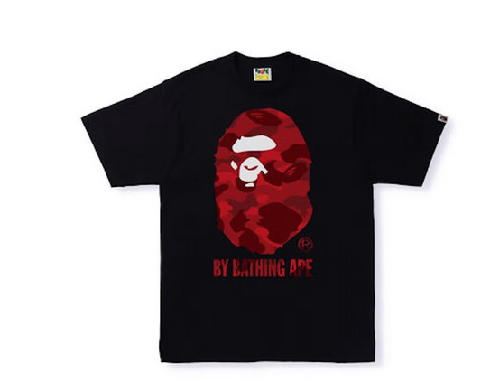 BAPE Color Camo By Bathing Ape Tee (SS22) Black Red
