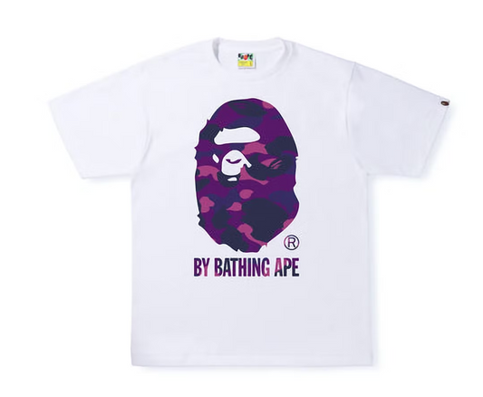 BAPE Color Camo By Bathing Ape Tee (SS22) White Purple