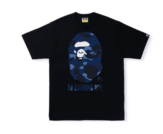BAPE Color Camo By Bathing Tee Black/Blue (FW22)